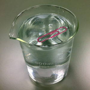 paper-clip-floating-in-water